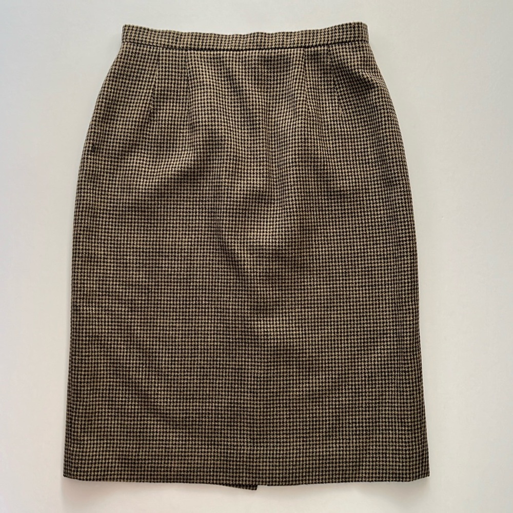 Talbots houndstooth skirt